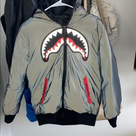 Sprayground rare 3M reversible puffer jacket - Picture 4 of 6